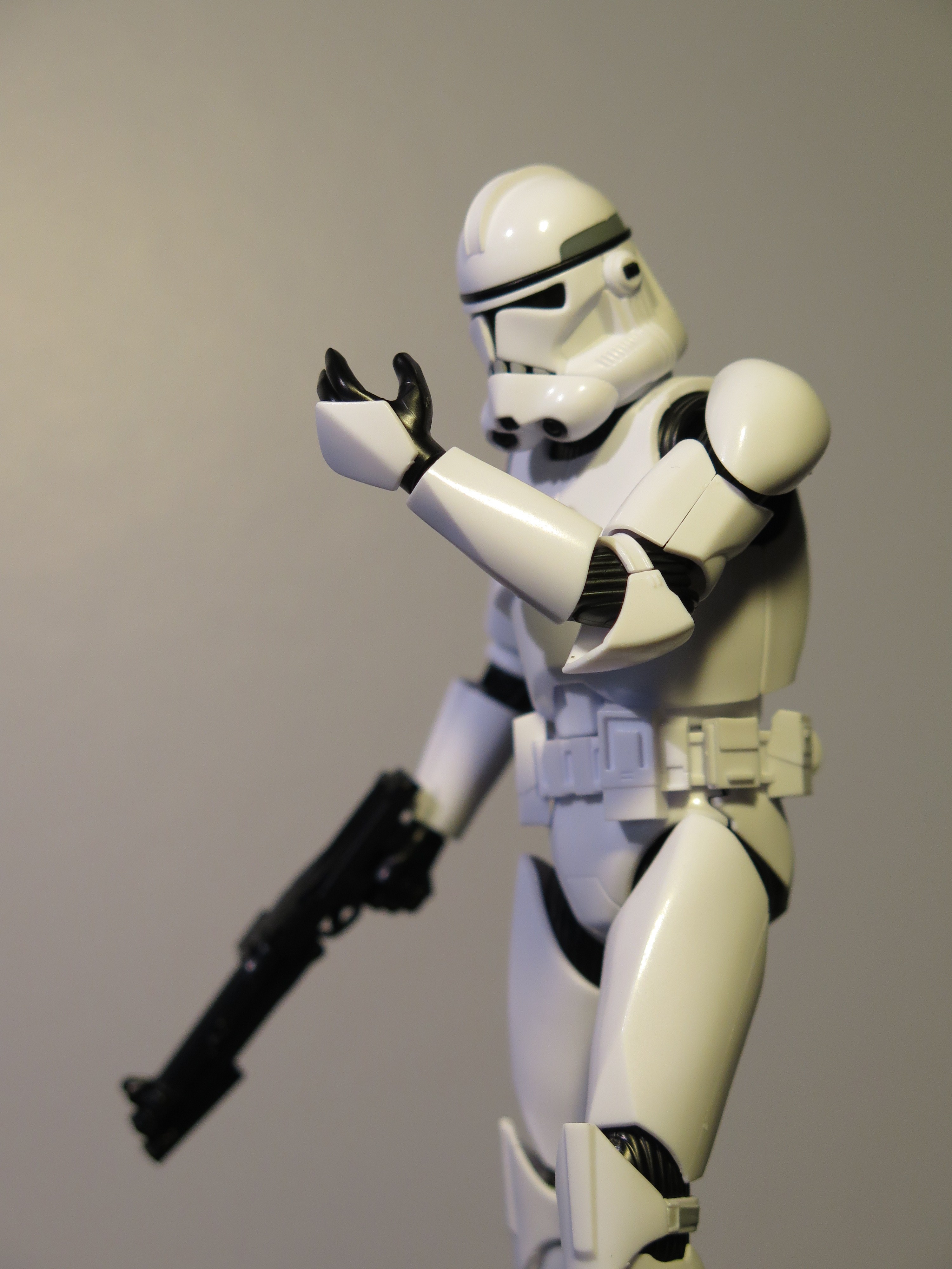 BAN207574 for sale online Bandai Star Wars Clone Trooper 1/12 Scale Action Figure